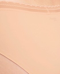 Culotte microfibre détail dentelle