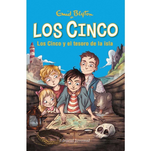 Los Cinco y el tesoro de la isla (Tapa dura)
