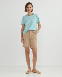 Short cinq poches femme