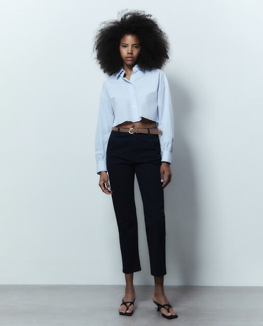Pantalon chino ceinture