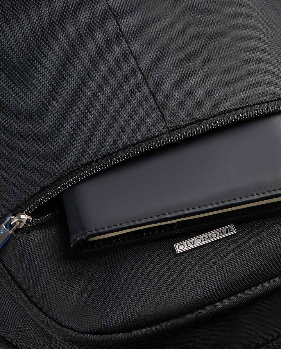 Mochila Porta-PC de 17,3" com 2 Compartimentos Preto-6
