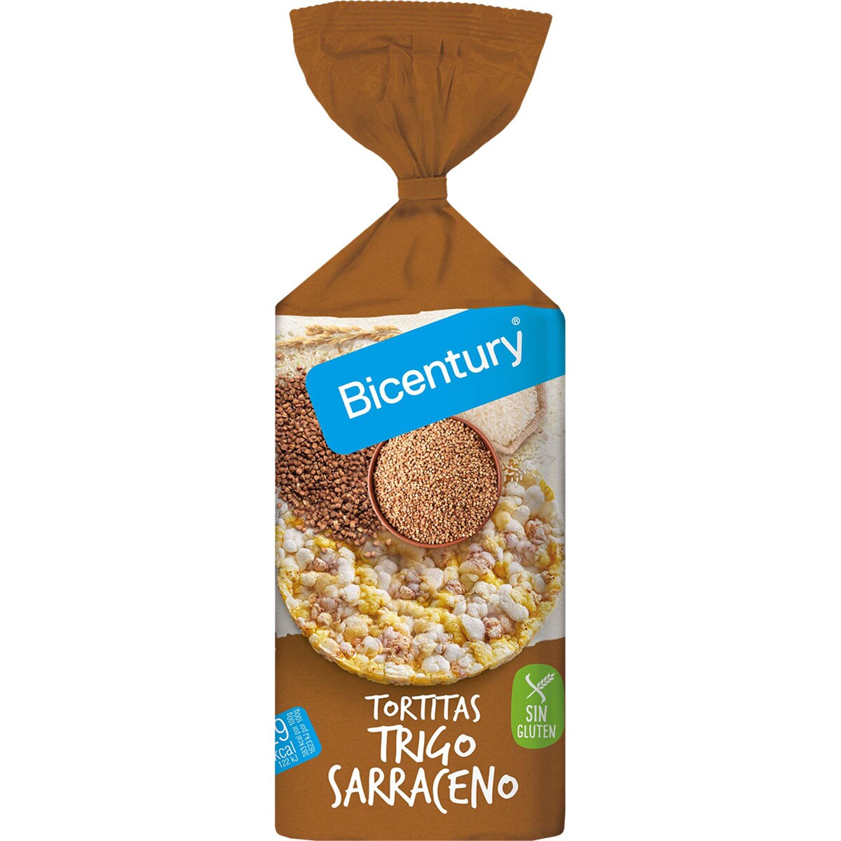 Tortitas de trigo sarraceno sin gluten bolsa 130 g · BICENTURY