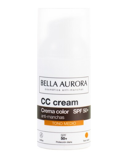Crema Color Anti-Manchas SPF 50+ Bella Aurora
