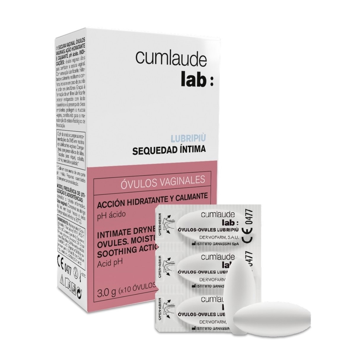 Imagem 0 de Óvulos Vaginais Lubripiù MD - 10 óvulos