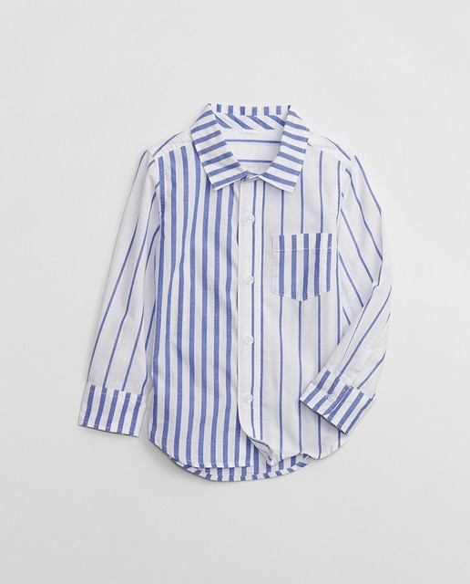 Camisa de niño manga larga de rayas