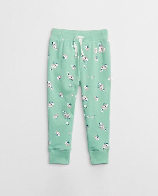 Pantalón de niña punto largo estampado