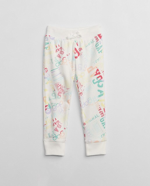Pantalón de niña punto largo estampado