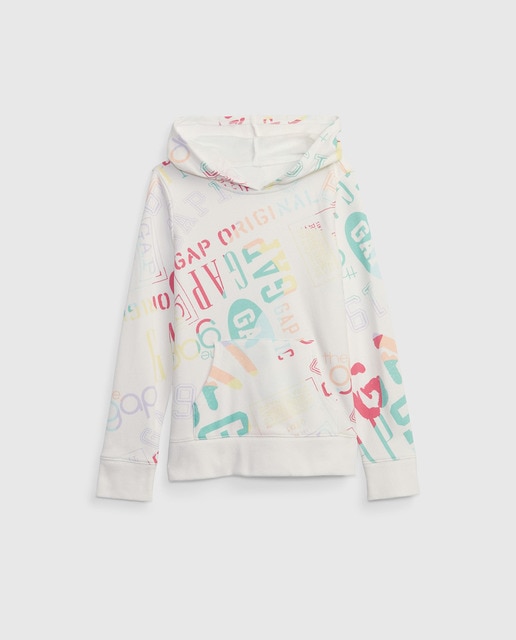 Sudadera de niña manga larga con capucha