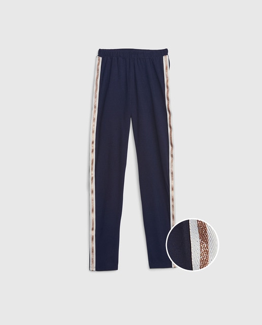 Pantalón de niña largo de punto