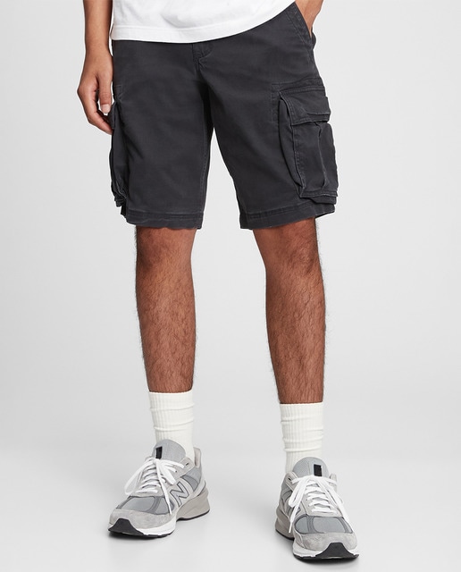 Short de hombre cargo de sarga