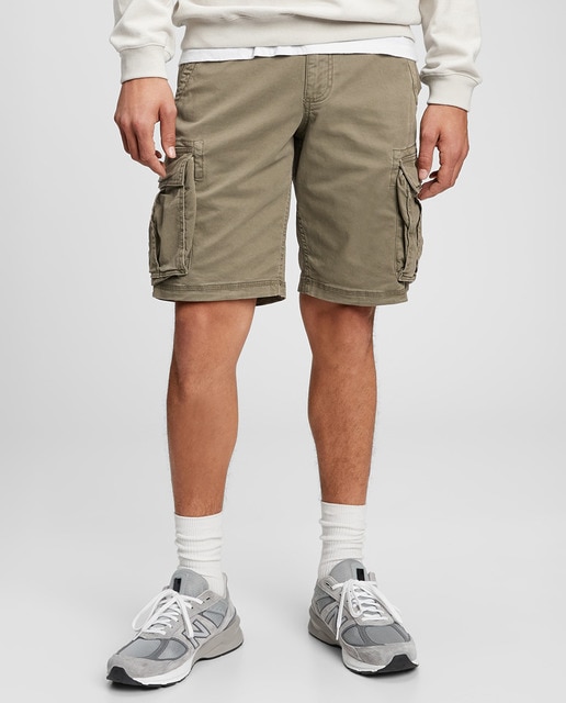 Short de hombre cargo de sarga