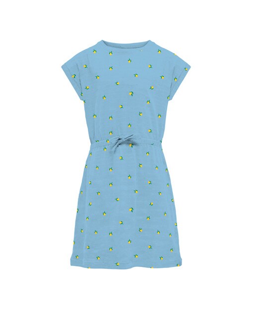 Vestido de manga corta de niña.