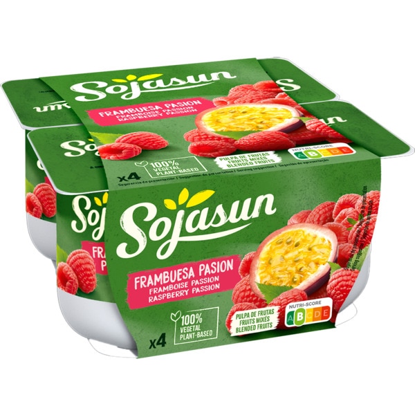 Framboesa e Maracujá Pack 4 unidades embalagem 100 g