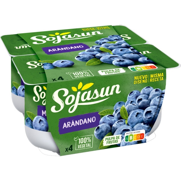 de Mirtilos Pack 4 unidades embalagem 100 g