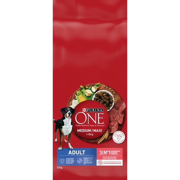 Ração para Cão Adulto Medium/Maxi sabor Vaca embalagem 12 kg