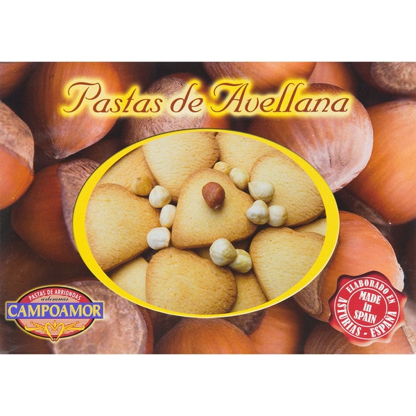 CAMPOAMOR pastas de Arriondas de avellana estuche 300 g