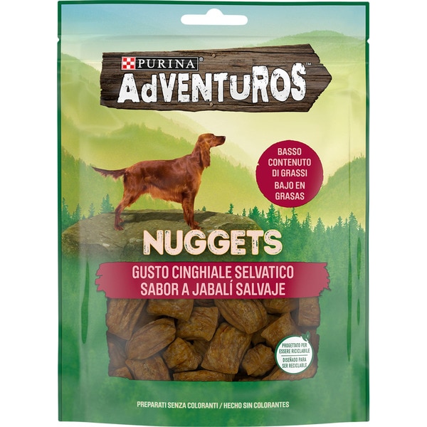Nuggets Hundesnacks mit Wildschweingeschmack Behälter 90 g