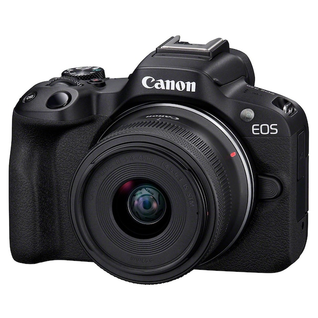 Cámara Evil Canon EOS R50 + Objetivo RFS 18-45 mm F4.5-6.3 IS STM