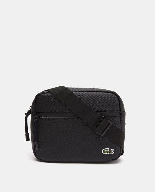 Horizontal black crossbody bag with zip · Men's fashion · El Corte Inglés