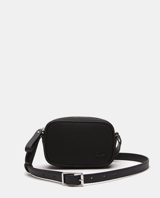 Black leather messenger bag with a zip · Women's fashion · El Corte Inglés