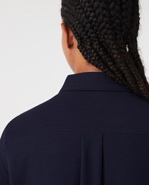 Lacoste women's cotton piqué shirt with French collar