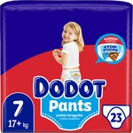 Pants unisex nappy and briefs +17 kg size 7 packet 23 units