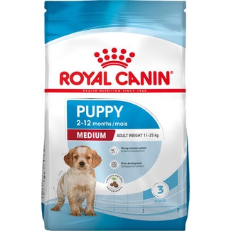 ROYAL CANIN Puppy dog food for medium breed puppies sack 15 kg