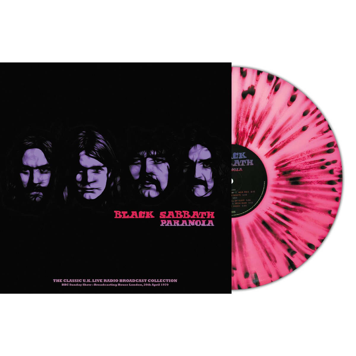 Paranoia - BBC Sunday show London 1970 (Edição splatter) LP-Vinil) 2