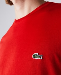 T shirt outlet lacoste rouge homme