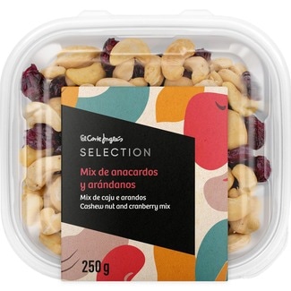 EL CORTE INGLES SELECTION Mischung mit Cashewnüssen und Blaubeeren Becher 250 g