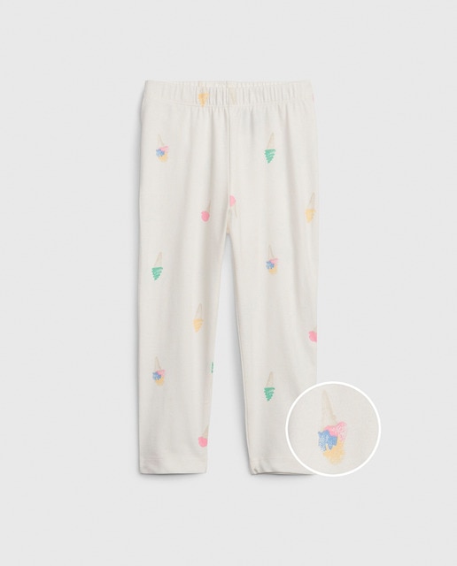 Pantalón largo de niña liso