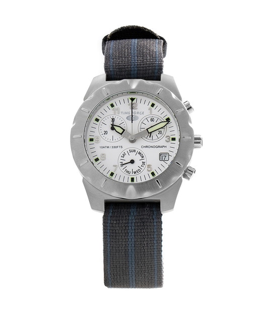 Reloj analógico unisex nylon- azul