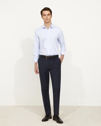 Men's Regular Fit polka dot dobby dress shirt
