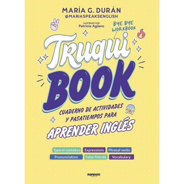 Truquibook: Cuaderno de actividades y pasatiempos para aprender inglés phrasal verbs, false friends, expressions, crosswords and much (Tapa blanda)