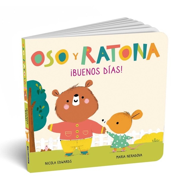 Oso y Ratona - ¡Buenos días!: Un libro de cartón con pestañas