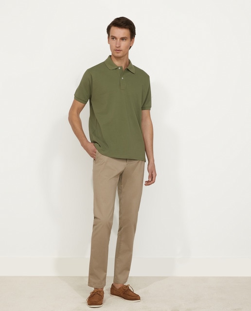 Pantalón hombre sport sin pliegues recto