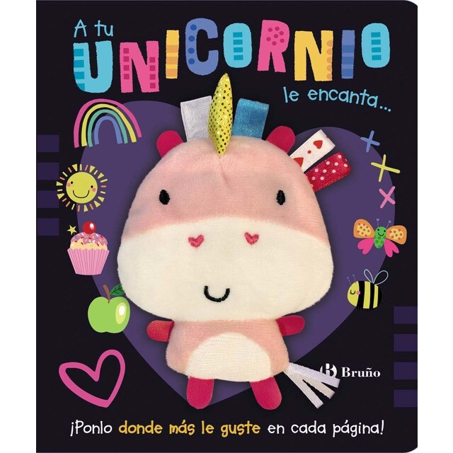 A tu unicornio le encanta...: ¡Ponlo donde más le guste en cada página! (Tapa dura)