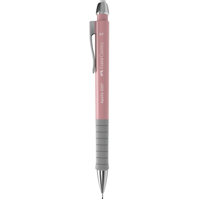 Portaminas Apollo grosor 0,7 mm Faber-Castell rosé.