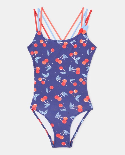 Girls' printed swimsuit · Children's fashion · El Corte Inglés