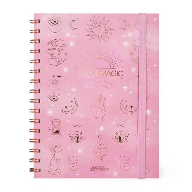 Cuaderno large con espiral Legami Magic.