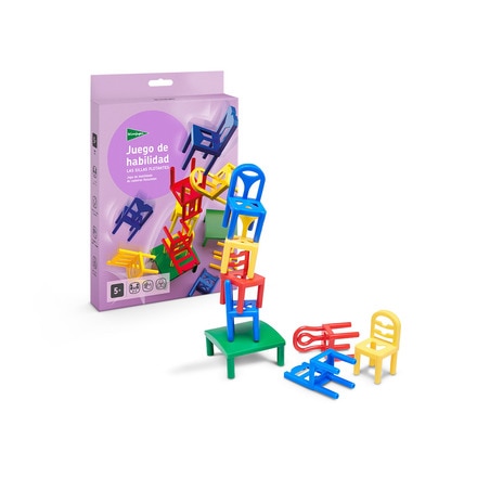 Juego de habilidad Apilar objetos mini de viaje Las sillas flotantes 