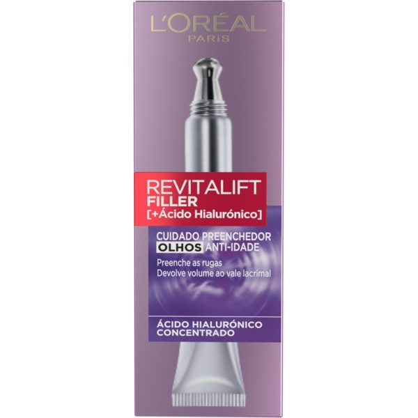 Dermo Expertise Revitalift Filler Cuidado Preenchedor Olhos embalagem 15 ml