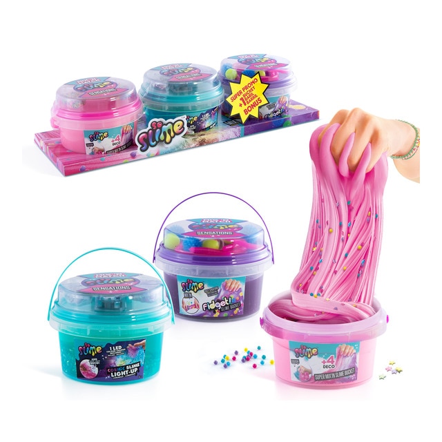 Juego Slime Mix In Pack 3 Buckets So Slime El Corte Ingles