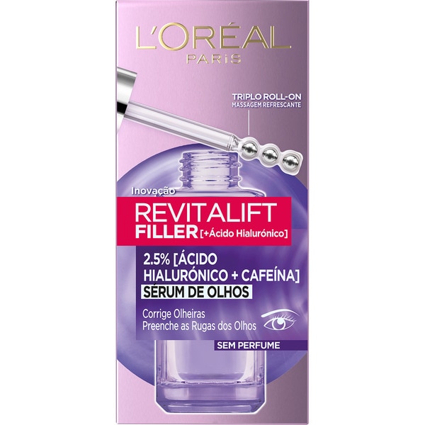 Dermo Expertise Revitalift Filler Serum embalagem 20 ml