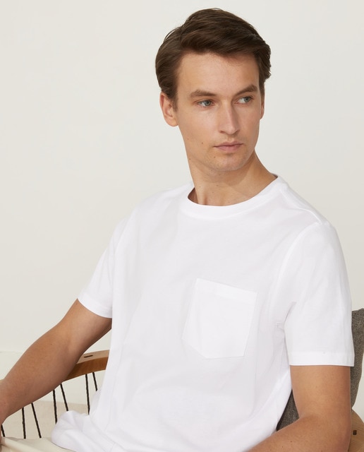 Camiseta básica de hombre con bolsillo