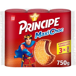 PRINCIPE Maxi Choc Kekse mit Schokoladenfüllung 3er-Pack Pakete 250 g