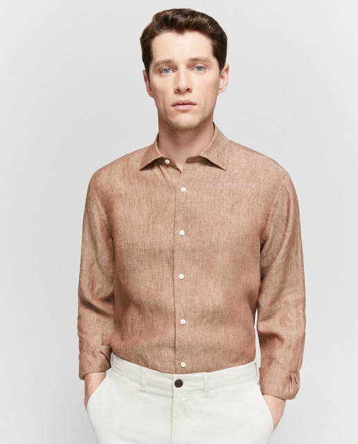 Camisa de hombre classic lisa