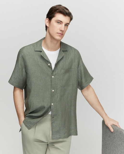 Camisa de hombre classic lisa