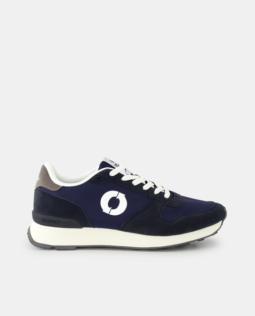 Yale men's low-top running trainers with logo and track sole