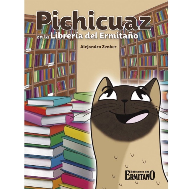 Pichicuaz en la librería del ermitaño